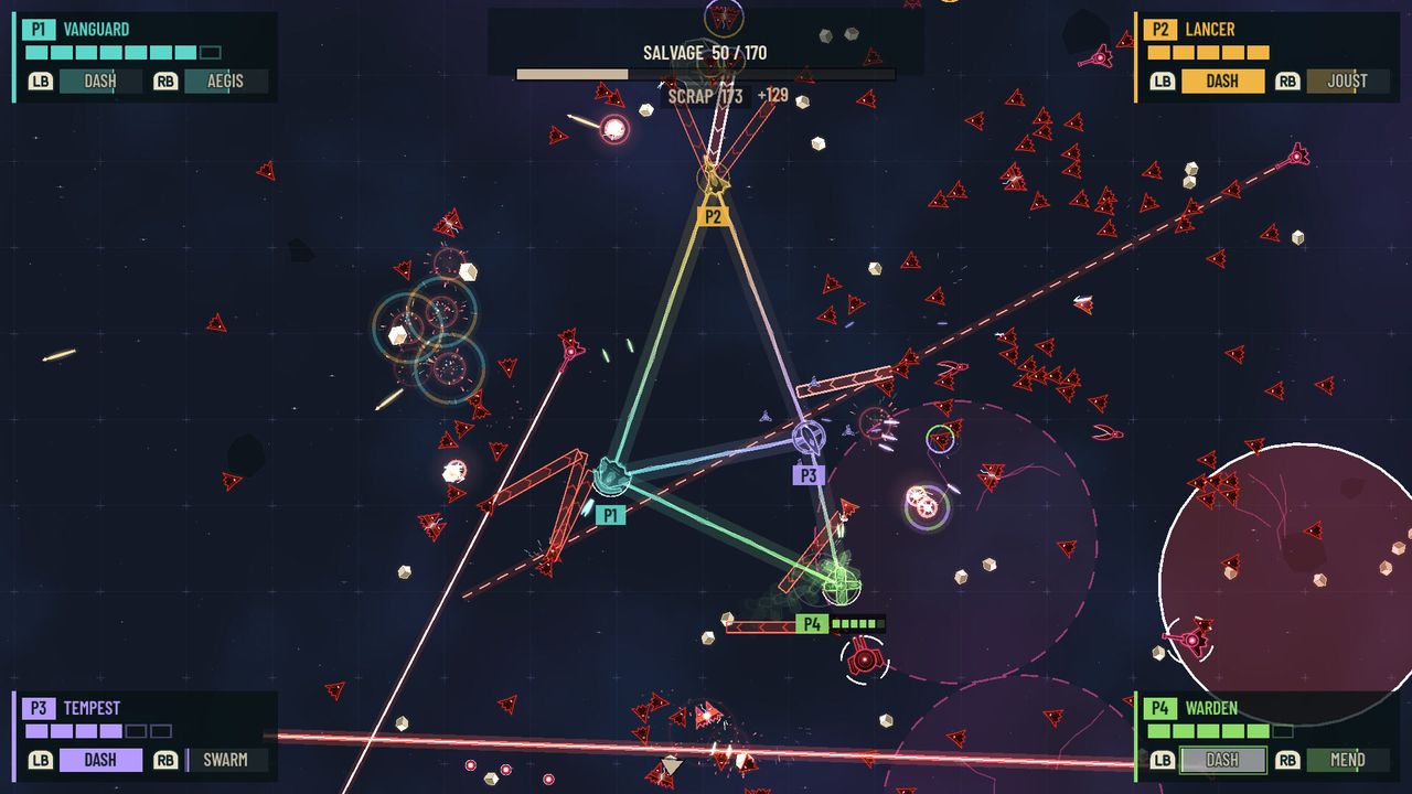 An official Void Runners screenshot